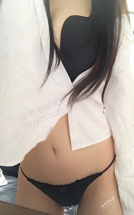 福利图 舰队少女(御宅猫娘&弱气乙女)-白衬衫黑内裤