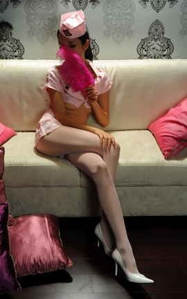丝间舞 原创个人丝袜摄影 NO.454 粉红小甜心水手服配嫩粉薄丝